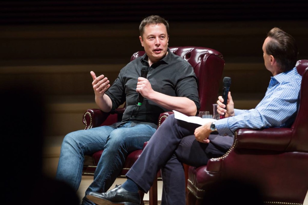 STVP Future Fest 2015 with guest Elon Musk at Stanford University.